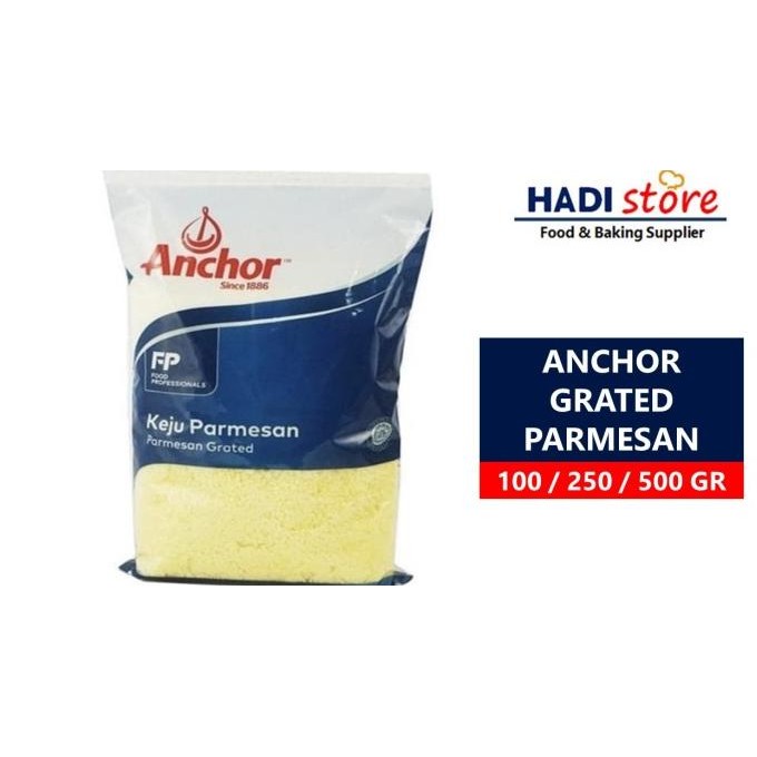 

Anchor Keju Bubuk Parmesan - Grated Cheese - 100 / 250 / 500 Gr Terlaris
