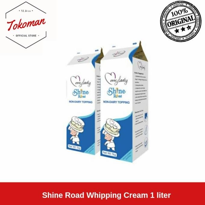 

Shine Road Whipping Cream 1 Liter / 1000 Gr Promo