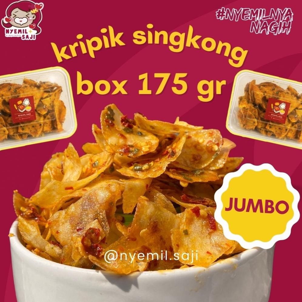 

HJ BOX KRIPIK SINGKONG 175 GRAM NYEMILSAJI