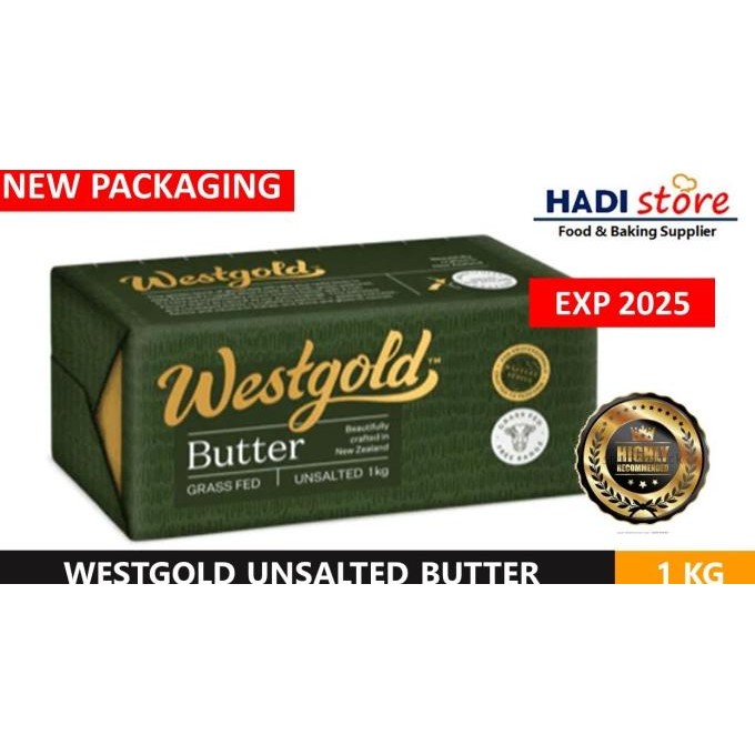 

Westgold West Gold Unsalted Butter 1 Kg 1Kg Original Pack Terlaris