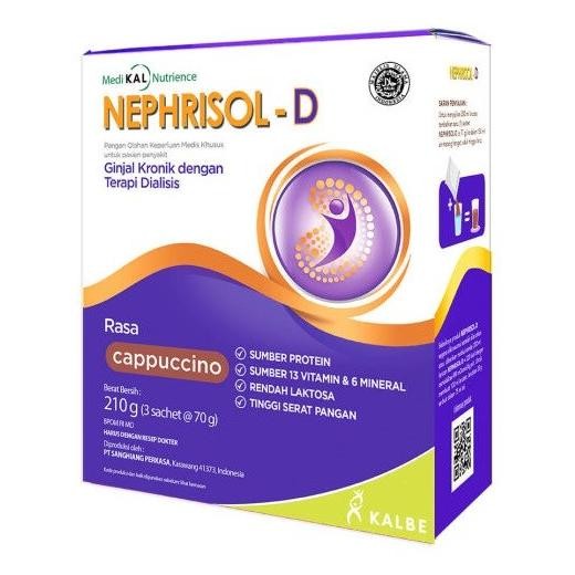 

Nephrisol-D Cappuccino 210 Gr Kalbe Terbaru