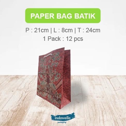 

Promo! Paper Bag Shopping Bag Motif Batik