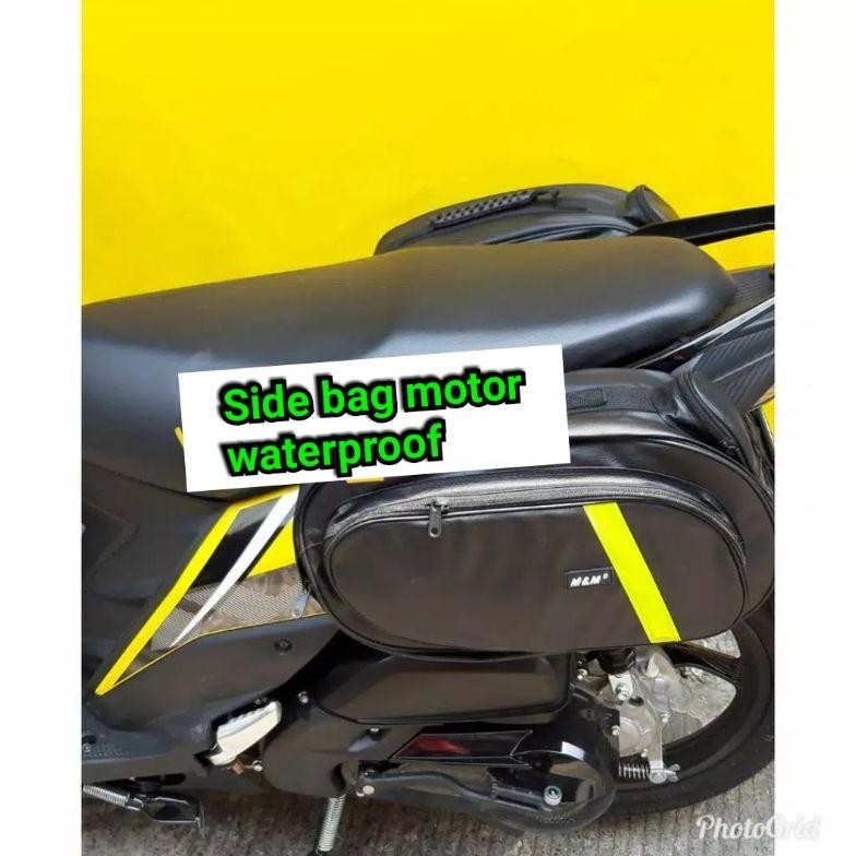 Sidebag motor Sepasang kanan kiri Universal Multifungsi Tas touringTas samping Motor Waterproof