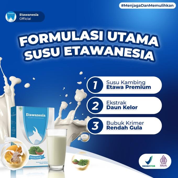 

Etawanesia Susu Kambing Premium Atasi Sesak Nafas & Nyeri Tulang Sendi Terbaru
