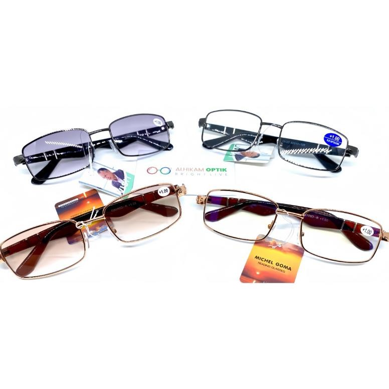 KACAMATA BACA DAN JALAN, KACAMATA PLUS FREE LAP+KOTAK DOBLE FOCUS BISA UNTUK BACA DAN JALAN PRIA WAN