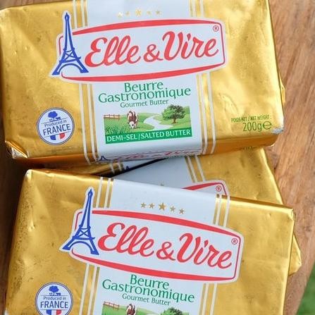 

Elle&Vire Butter Salted 200Gr [ Mentega Asin ] Terbaru