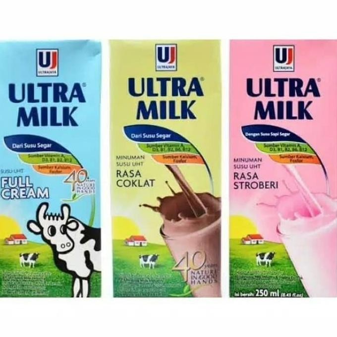 

Susu Ultra Milk Uht 250Ml 1 Dus (24 Pcs) Best Seller