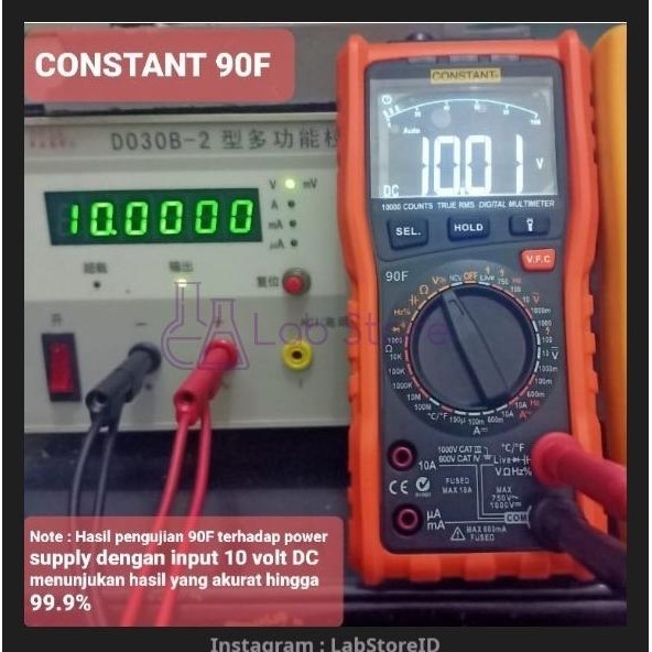 Constant 90F Digital Multimeter Auto Range DMM 90F | Constant DMM90F