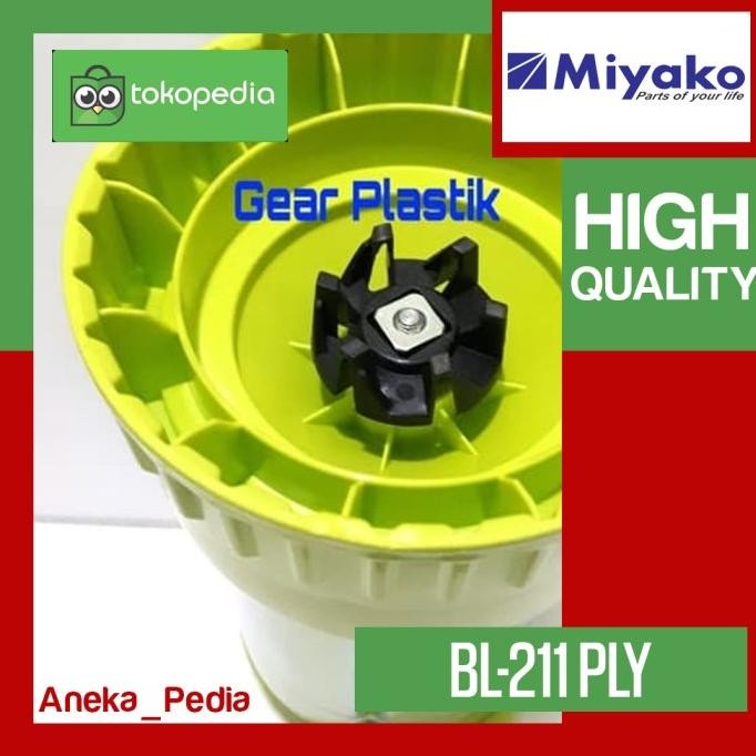 Diskon Blender Miyako Bl-152 Gf Gelas Belender Gilingan Bumbu Basah Lengkap