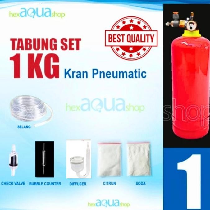 Tabung CO2 Diy 1kg komplit Cisod Ragul - Tabung apar