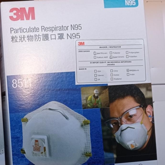 Masker 3M N95 8511 original