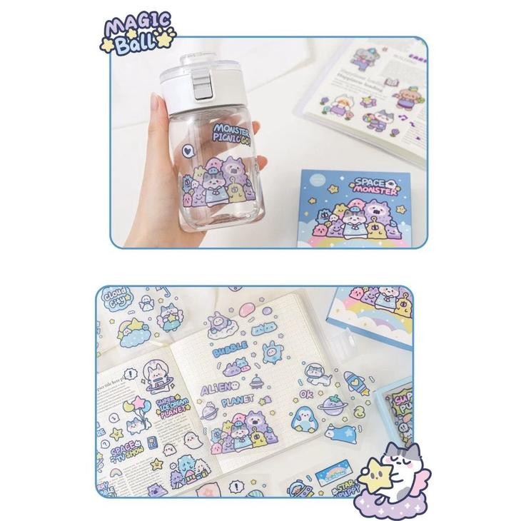 

TY69 ed-7 Stiker Aesthetic DIY Buku Diary / Stiker Tumblr / Sticker Deco / Stiker Hp Laptop 1 box isi 100 lembar Premium Terlaris