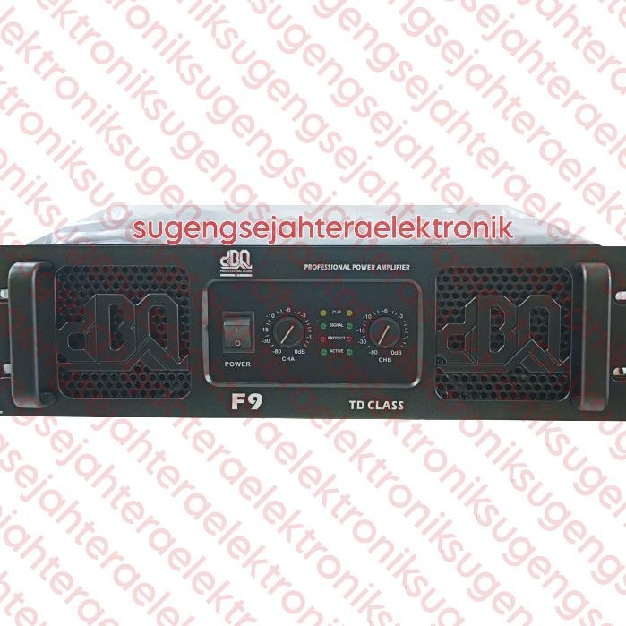 fg-7 PJ24 Power Amplifier dBQ F9 - 2 Channel TD Class Original (HARGA SUDAH TERMASUK PACKING MENGGUN