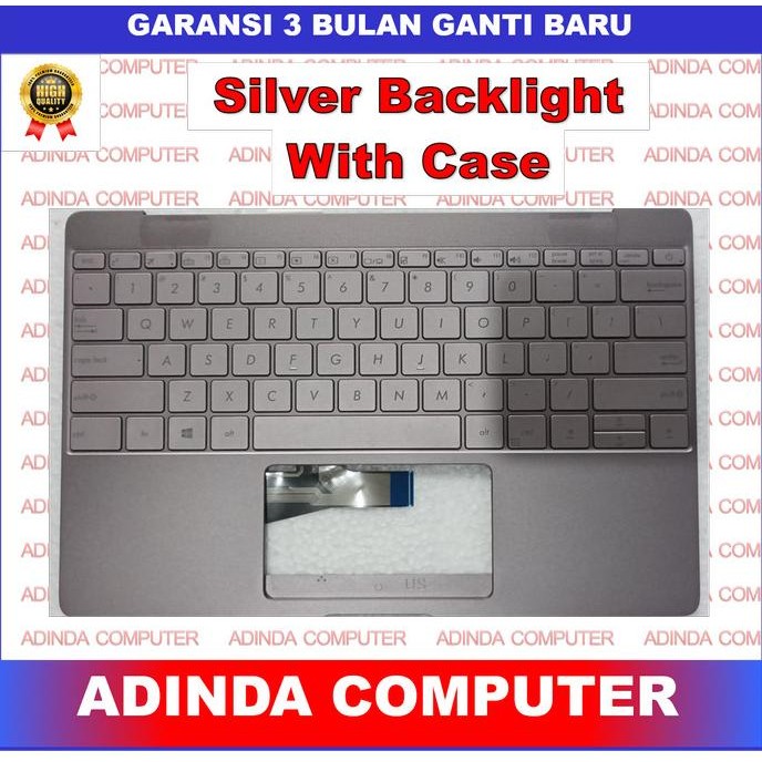 Keyboard Asus Zenbook 3 Ux390 Ux390U Ux390Ca Ux390Uak Blue Backlight New Stok