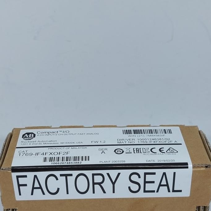 Allen-Bradley 1769-If4Fxof2F Compact I/O New Stok