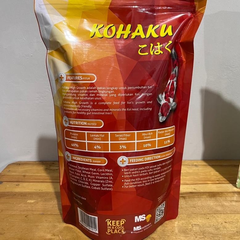 PELET IKAN KOI KOHAKU CP KOI SANKOI PELET BULKI PROTEIN TINGGI UNTUK IKAN KOI
