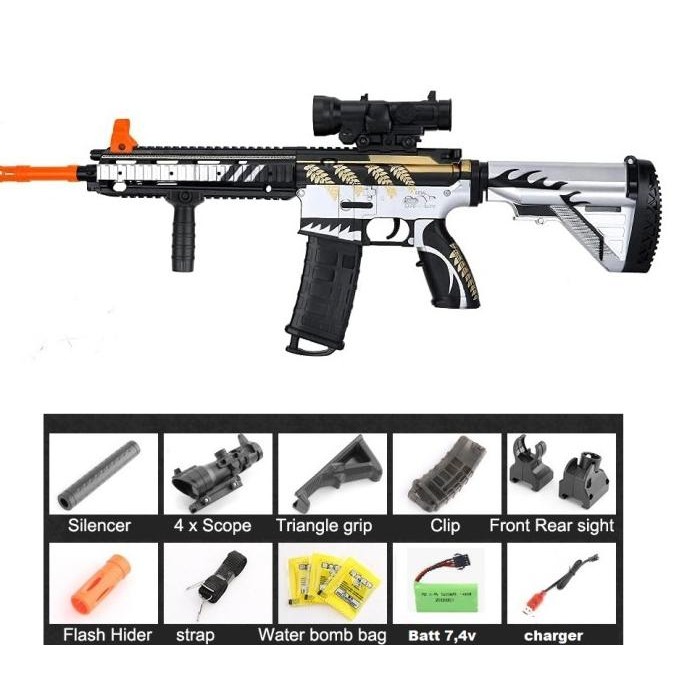 Murah Wgb Hk416 Pubg Kids Version Water Gel Blaster