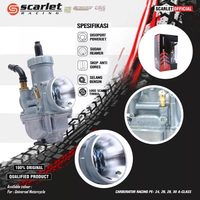 KARBU KARBURATOR SCARLET PE 24,26,28 KARBU NSR SCARLET RACING