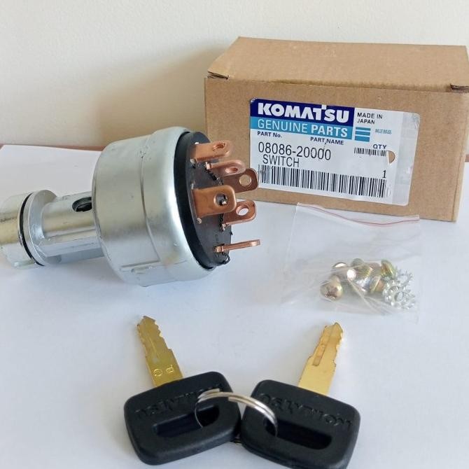 Kunci Kontak 08086-20000 Komatsu Pc200 Ignition Switch 08086-10000 Co