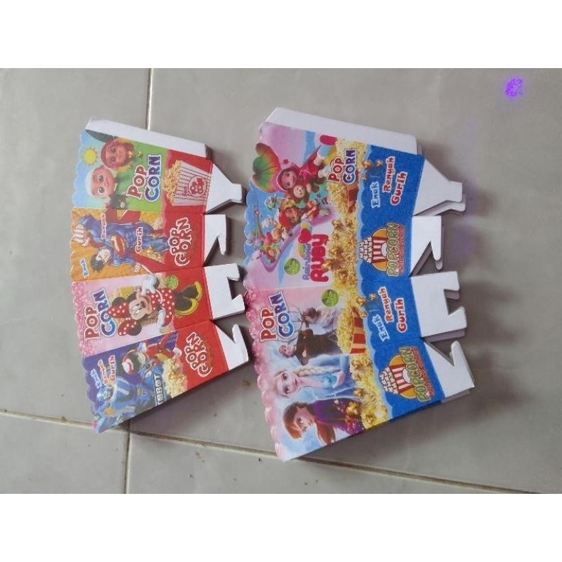 

Promo Kotak Popcron/Kertas Popcron Ukuran 12X6 Berkualitas