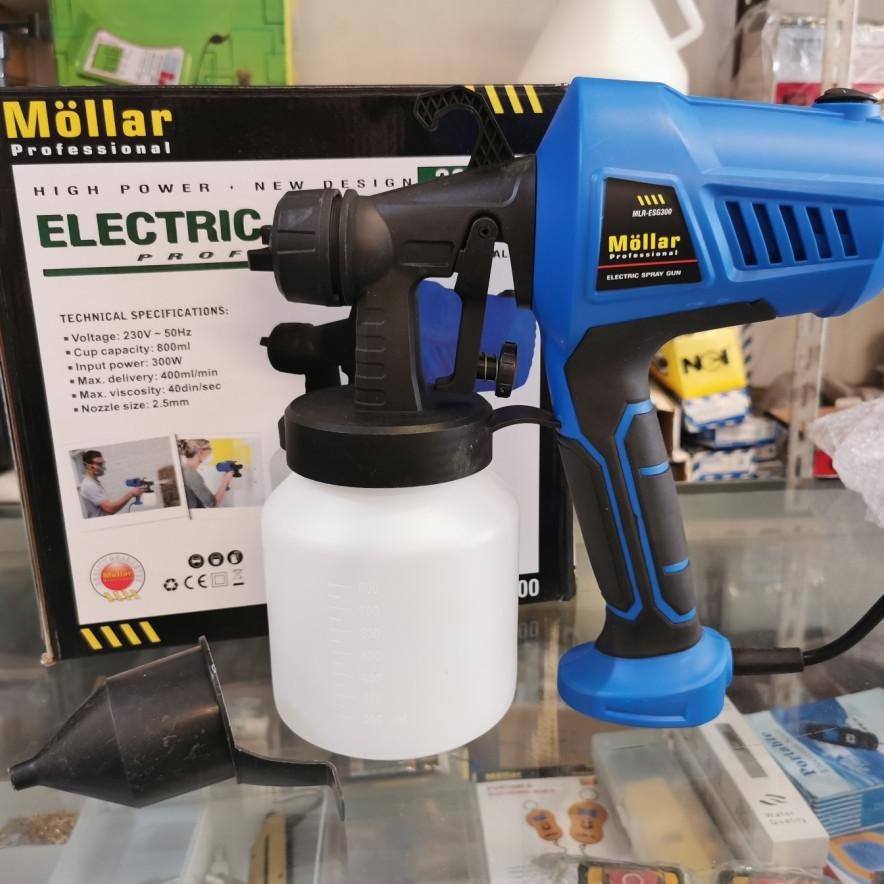 Nozzle + Jarum  spray gun listrik Mollar ESG300 UPGRADE spray electric elektrik bisa cat minyak