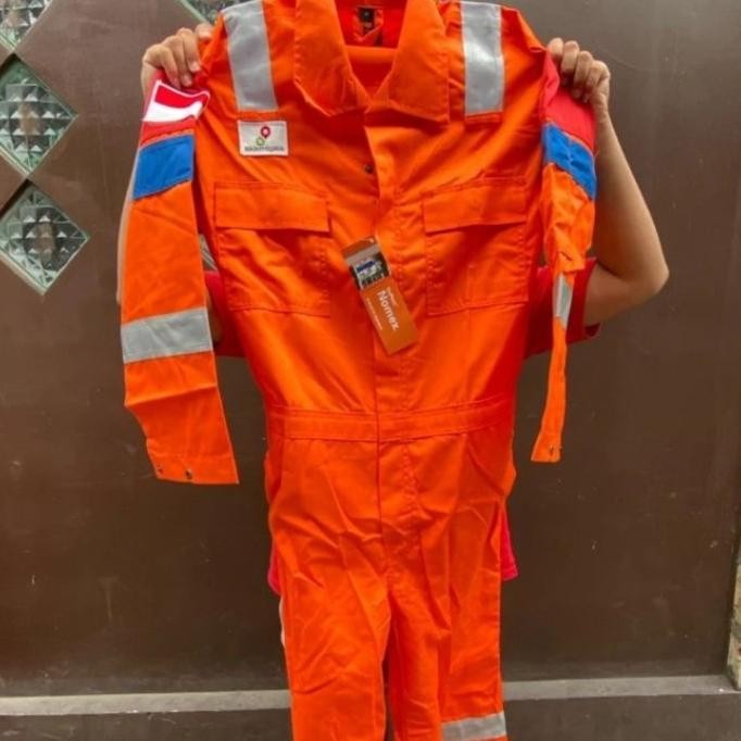 Wearpack Nomex Pertamina Orange / Coverall Wearpack Nomex Pertamina