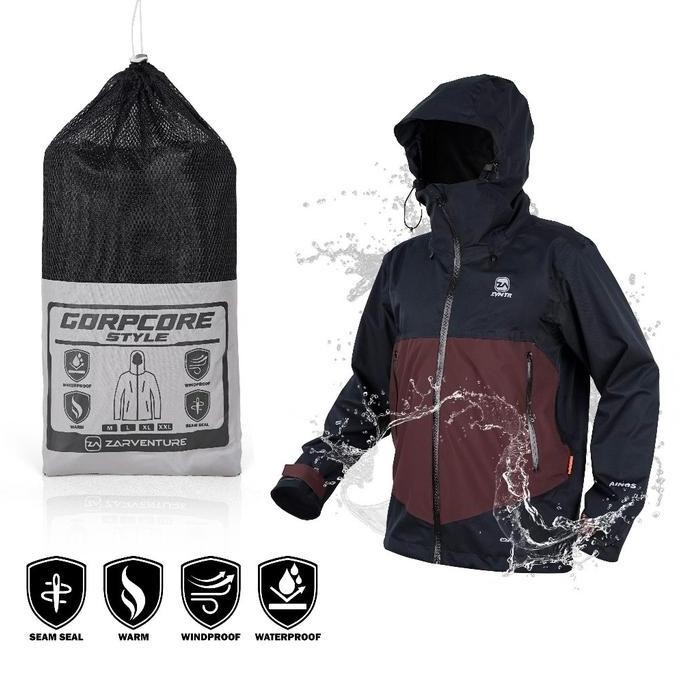 Zarventure Ainos Jaket Gunung Gorpcore Gopcore Outdoor Hiking
