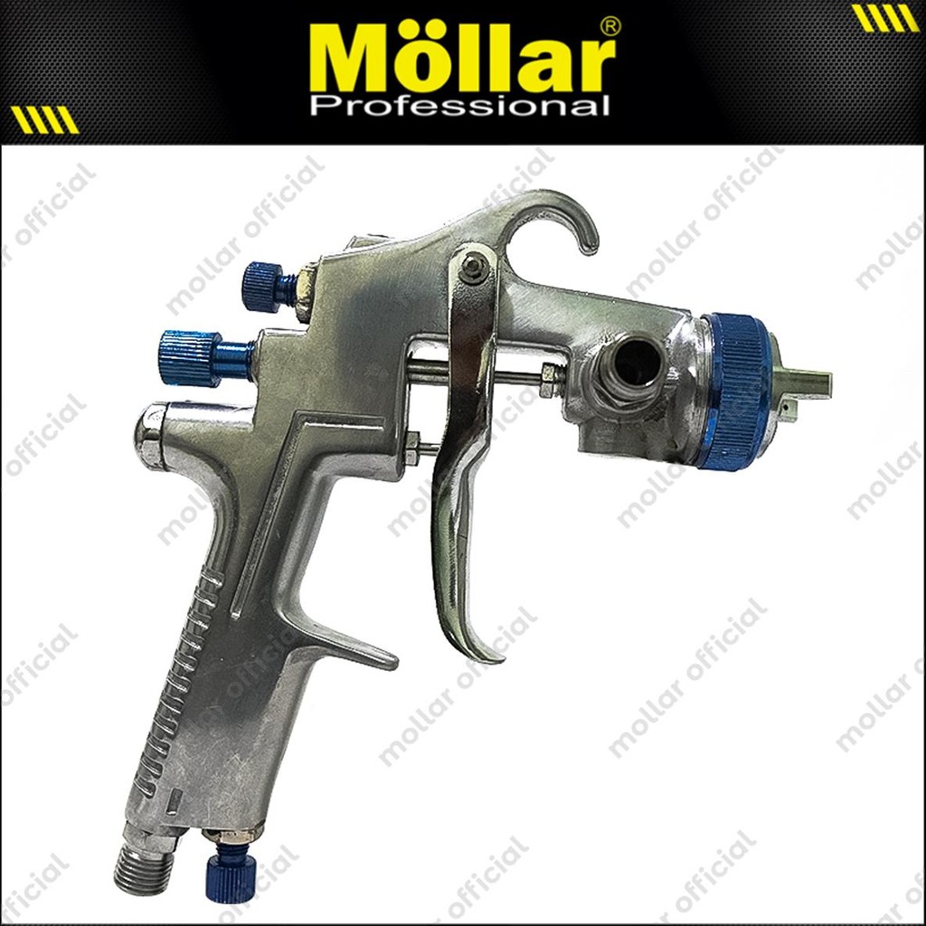 MOLLAR F100G Air Spray Gun F 100 Tabung Atas Semprotan Cat Kompresor