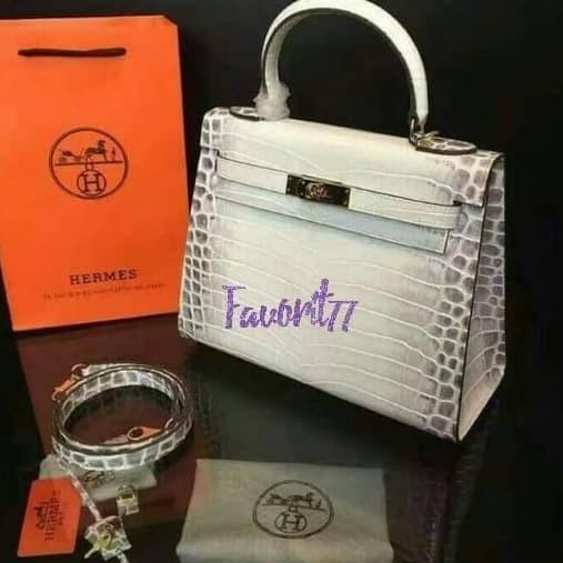 tas handbag wanita ori her*es kualitas premium croco kelly