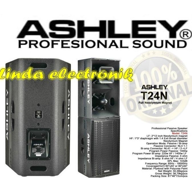 speaker pasif ashley t24n 12'' 1bh ASHLEY T24N ORIGINAL