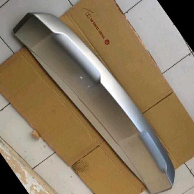 Garnish Spoiler Bumper Depan Silver Pendek Honda Brv 2015-2018 Original