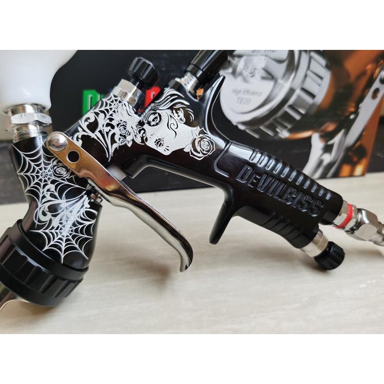 Devilbiss Gti Pro #Gratisongkir 600ml cup 1.3mm tip Spray Gun