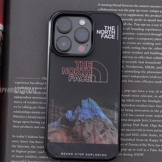 IDNS Hologram Hardcase Iphone The North Face 01 / Casing The North Face / Casing Iphone 11 / Case Ip