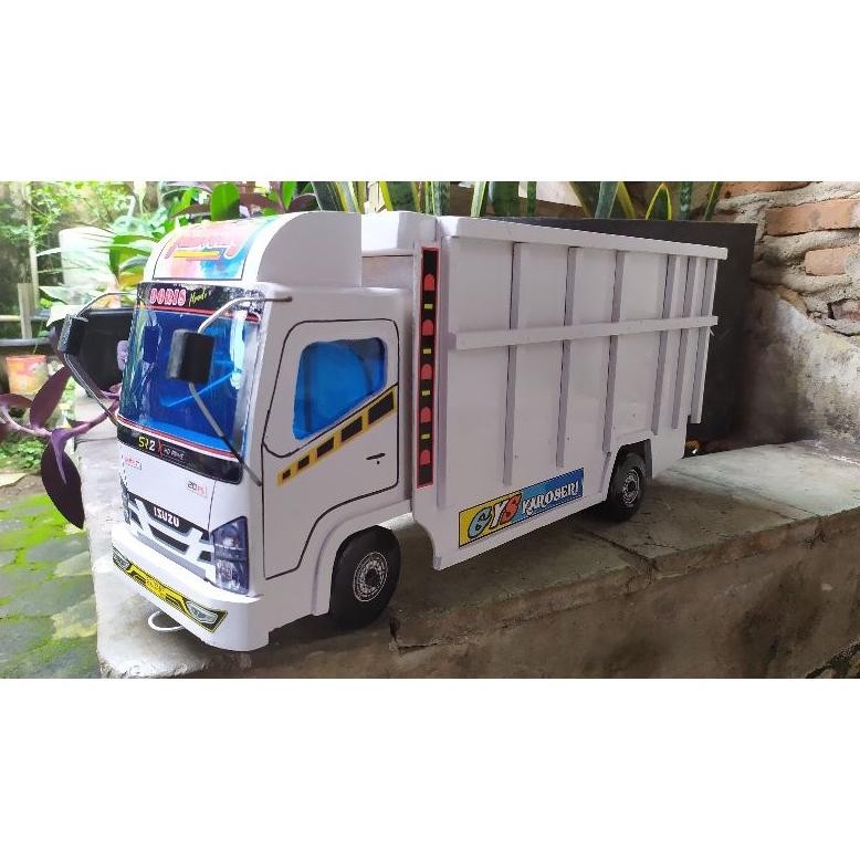 MAINAN TRUK OLENG JUMBO miniatur truk oleng mobilan kayu miniatur mobil kayu