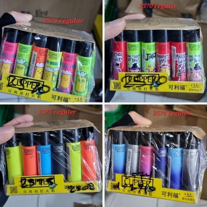 Korek Api Gas Clipper Motif