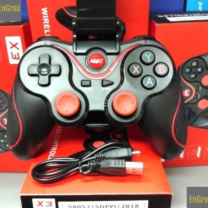 PG GAMEPAD X3 Wireless Controller Gamepad Wireless X 3 Stick Game HP Wireless Terios X3 Bluetooth