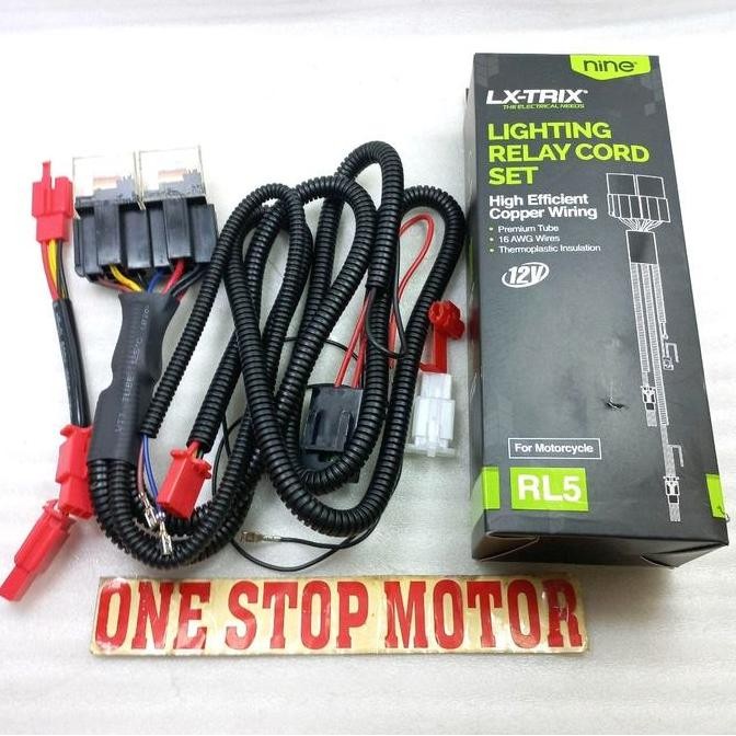 RELAY SET RL3 RL5 LAMPU TEMBAK MOBIL & MOTOR ORIGINAL ORI ASLI LUMINOS