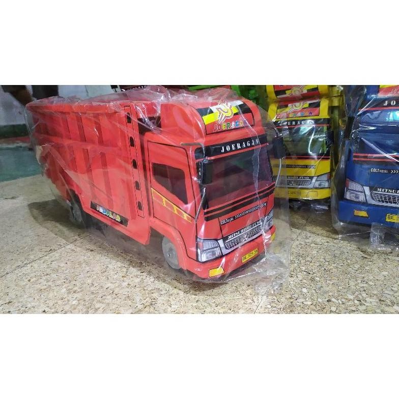 TRUK OLENG KAYU ELEGANT | MAINAN TRUK OLENG KAYU UKURAN P42 CM | MINIATUR TRUK | MINIATUR TRUK OLENG