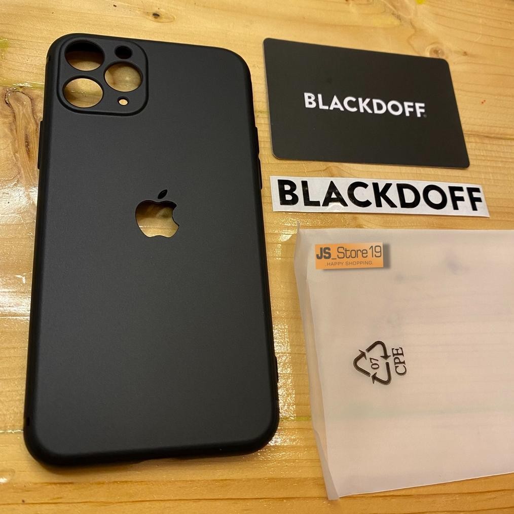 CASE IPHONE 11 PRO MAX / 11 PRO / 11 / ORIGINAL BLACKDOFF SOFTCASE CASING SLIMCASE BLACK MATTE HITAM