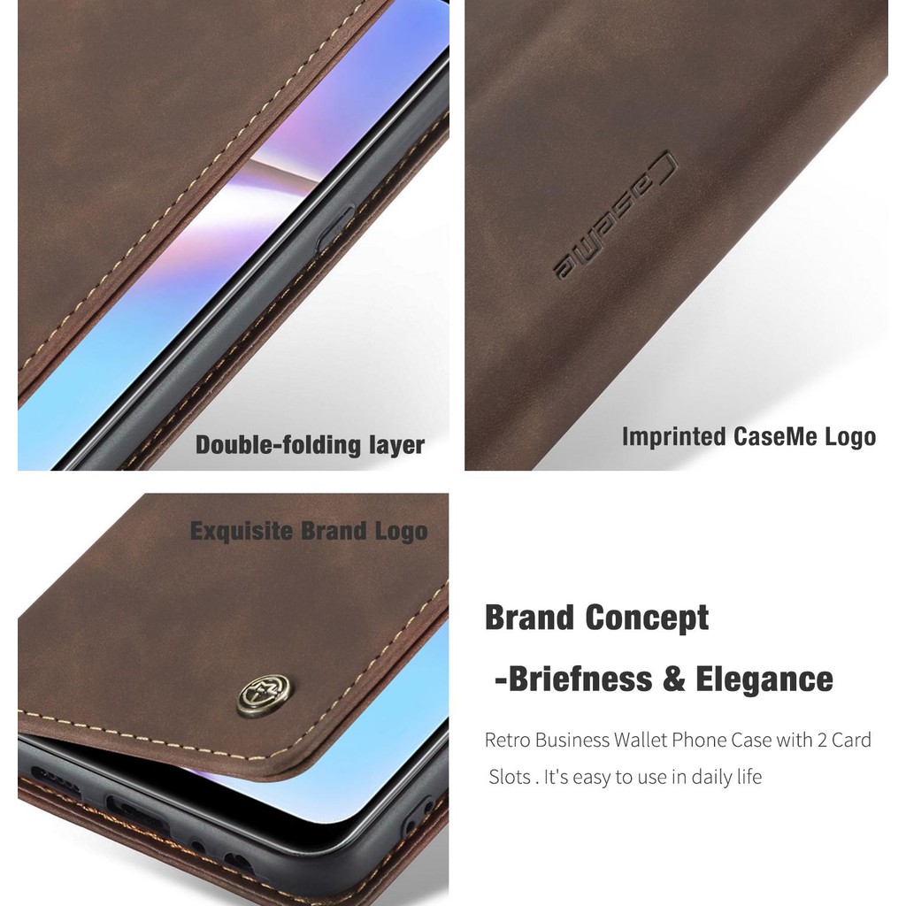 Samsung A5 2017 Flip Case Caseme Cover Leather Wallet Dompet