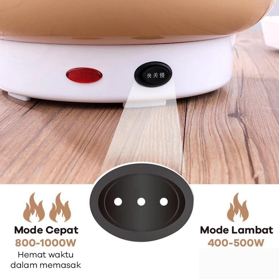 Panci Listrik Besar Serbaguna Kapasitas Besar Multifungsi Free Kukusan 22 Cm