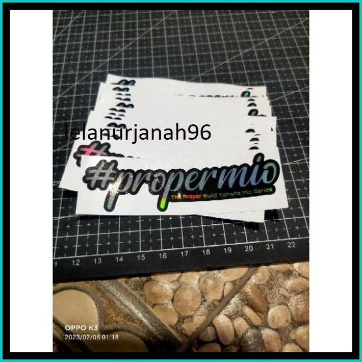 

STIKER PROPERMIO PRINT CUT LAMINASI