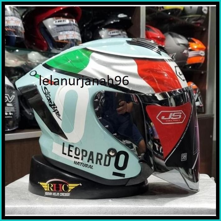 HELM JS ARMOR MOTIF LEOPARD