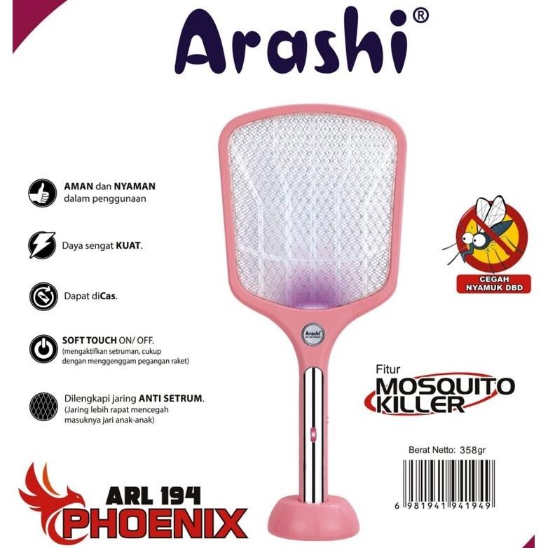 ARASHI RAKET NYAMUK ARL-194 PHOENIX / RAKET NYAMUK
