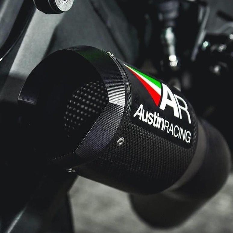 Knalpot Austin Racing GP1R GP1RR carbon import zx25r ninja 250 fi old karbu r25 mt25 ER6F ER6 z250 x