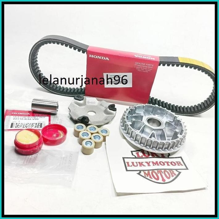 PAKET RUMAH ROLLER VANBELT ( ESP STATER HALUS ) BEAT FI ESP , BEAT POP , STREET , SCOOPY ESP , VARIO