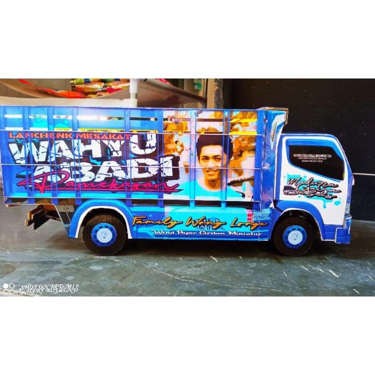truk wahyu abadi Canter #truk_oleng #miniatur_truk