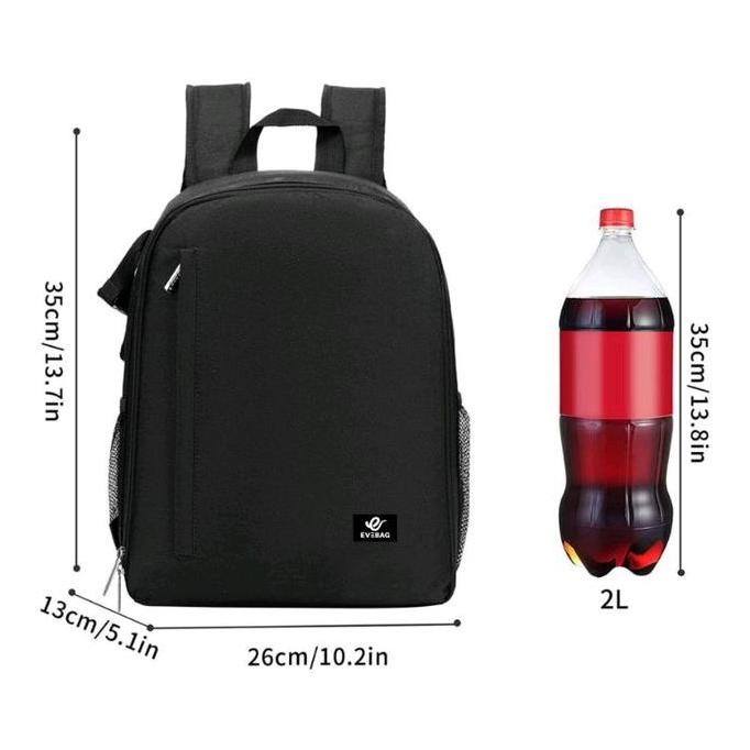 Tas Kamera Backpack Evebag BM720 Tas Ransel Kamera DSLR Mirrorless Laptop dan Aksesoris Shockproof F