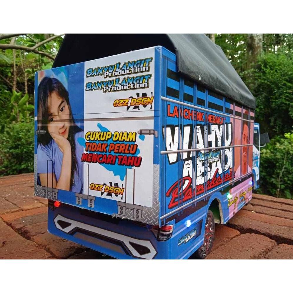 COD COD miniatur truk oleng wahyu abadi bonus terpal, trek oleng, truck oleng miniatur, truk oleng k