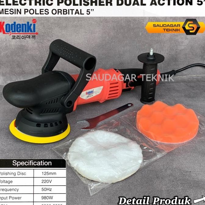 Mesin Poles Mobil Dual Action Variable Speed Polisher 5" Dual Action Co